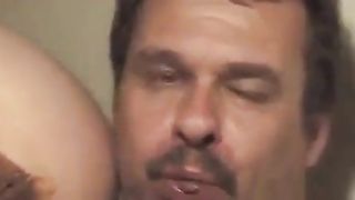 Licking poop straight from wife's ass