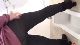 Constipated japanese girl hard