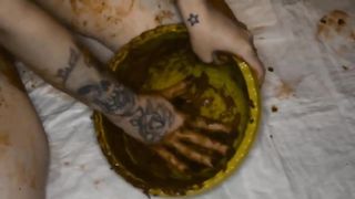 She eats a lot of poop