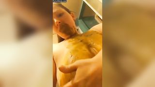 She eats a lot of shit