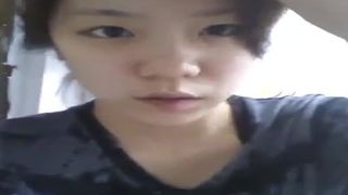 Hairy teen shitting on bathroom floor