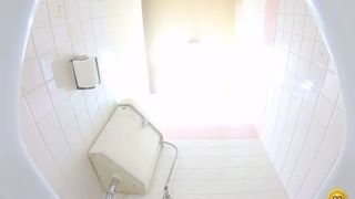 Dark haired teen shitting slowly and a lot