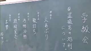 Horny schoolgirls shit on teacher