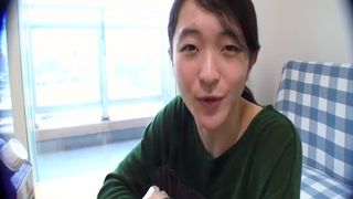 Curvy japanese pooping two times