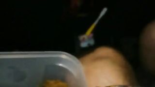 Latina tried to swallow poop