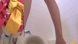 Japanese teen shitting slowly
