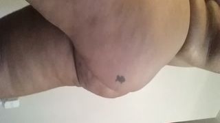 Ebony girl did a real mess