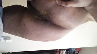 Ebony girl did a real mess