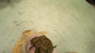 Scat with brutal fisting