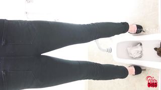 Brown haired teen shitting a lot