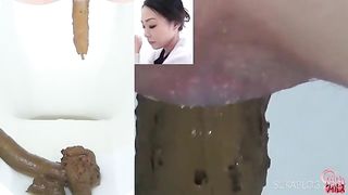 Japanese girls pooping two times