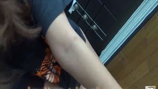 Two sexy girls poop by turn