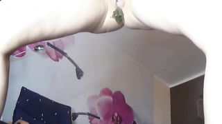 Talking dirty while pooping in panties