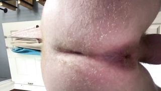 He's pooping to tease his girlfriend