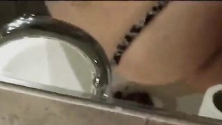 Shitting and peeing in the sink