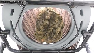 Pantyhose poop