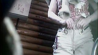 Japanese girl caught on camera