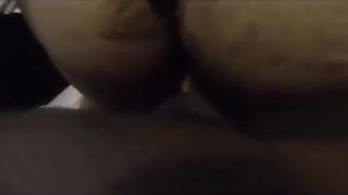 Ebony girl gets fucked hard