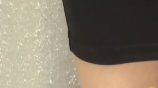 Hot redhead teen shits in public