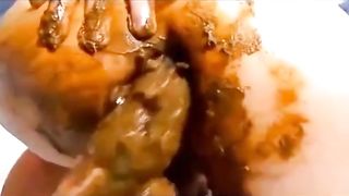 heavy scat masturbation
