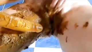 heavy scat masturbation