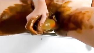 heavy scat masturbation