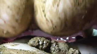 Real amateur couple fuck hard with lot of poop