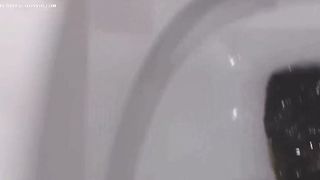 Wiped dirty ass with toilet paper lots