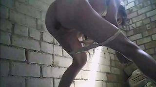 Compilation of sexy girls shitting outdoor