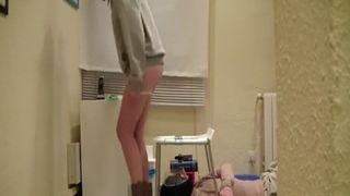 Two girls that poop by turn on boyfriend