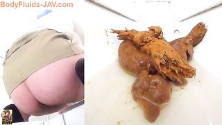 Japanese teen shitting a lot