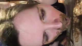 Fucking in a pile of poop