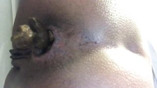 Close up big ebony ass