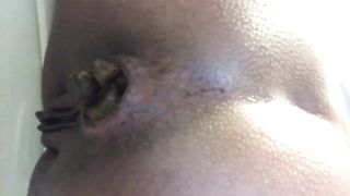 Close up big ebony ass