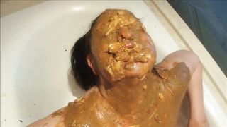 Husband forced wife to cover her face with poop