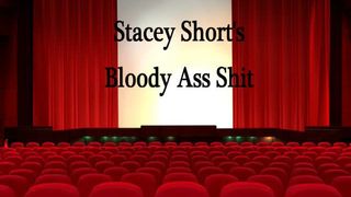 Tattooed black babe shitting