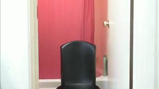 Pulled tight dress up slowly