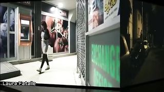 Redhead Laura Fatalle Pee on the Car