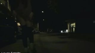 Redhead Laura Fatalle Pee on the Car