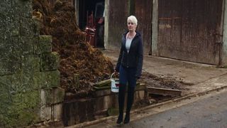 City Girl Emily Manure Spa - covered in cowshit