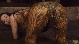 Girls playing and masturbating in cowshit