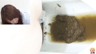 A lot of poop from japanese girl