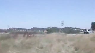 BBW babe shitting outdoor lots