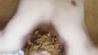 She likes pooping on husband's face