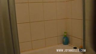 Ebony wearign a sexy skirt