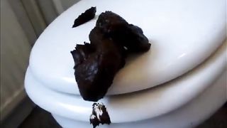 Shitting through blue jeans