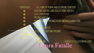 Piss all over MOM while she Suck Cock - Laura Fatalle