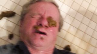 White Man Thrilled To Become a Toilet For Black Men