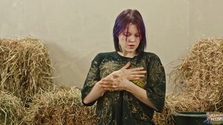 Niko masturbates in horse shit