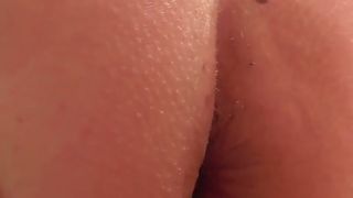 Husband jerking off with shit
